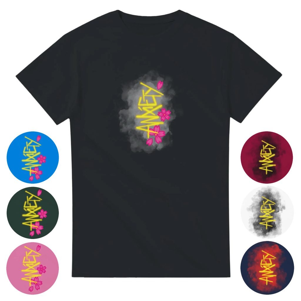 ANXIETY classic t-shirt by TS