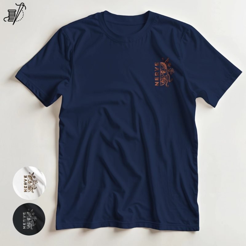 Hannya Mask embroidered t-shirt by TS