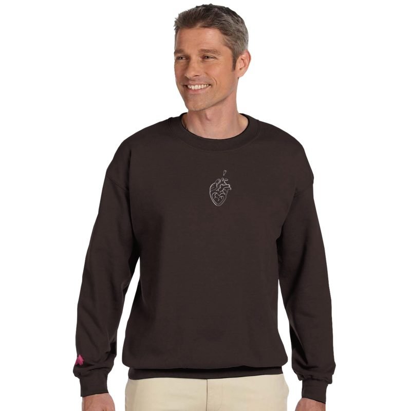 Anatomical Heart and Flowers embroidered sweatshirt by TS - Bilde 10